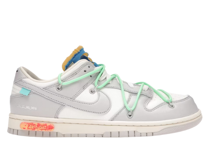 Nike Dunk Low Off-White Lot 25 - DM1602-121 Raffles and Release Date